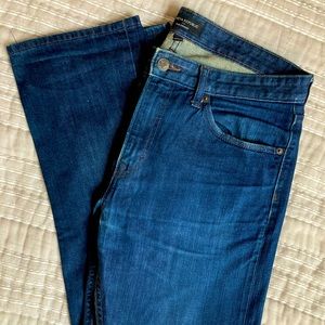 Denim Jeans, 34x34, Slim Straight Cut